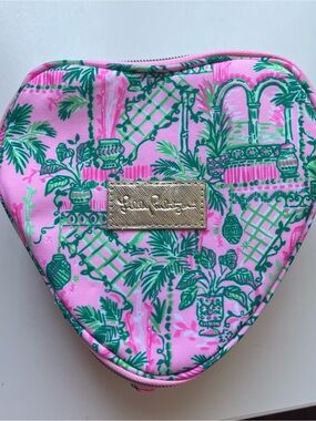 Lilly Pulitzer Mandevilla Baby Always Worth It Cosmetic Case NEW